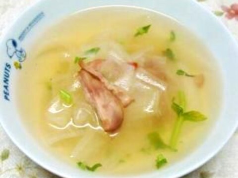 身体がぽかぽか♪スライス大根のスープ煮